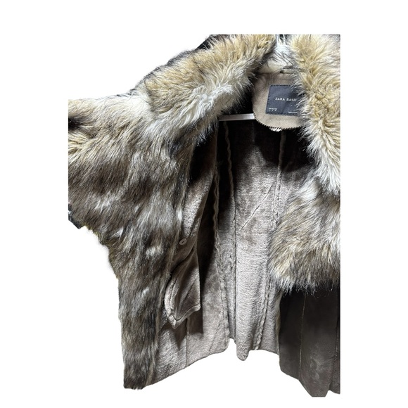 Zara Brown Toggle Coat - Picture 4 of 13